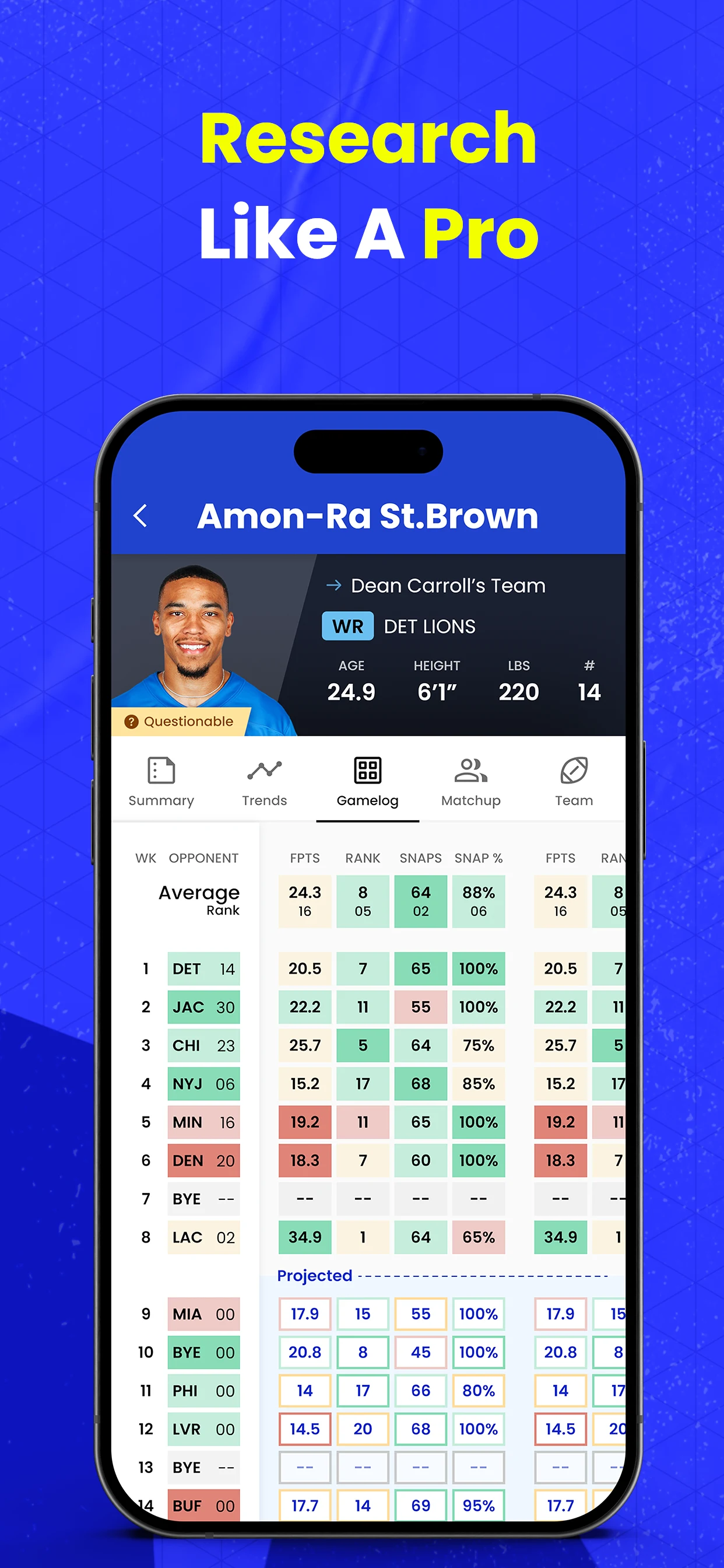 WalterPicks - Fantasy Football screenshot